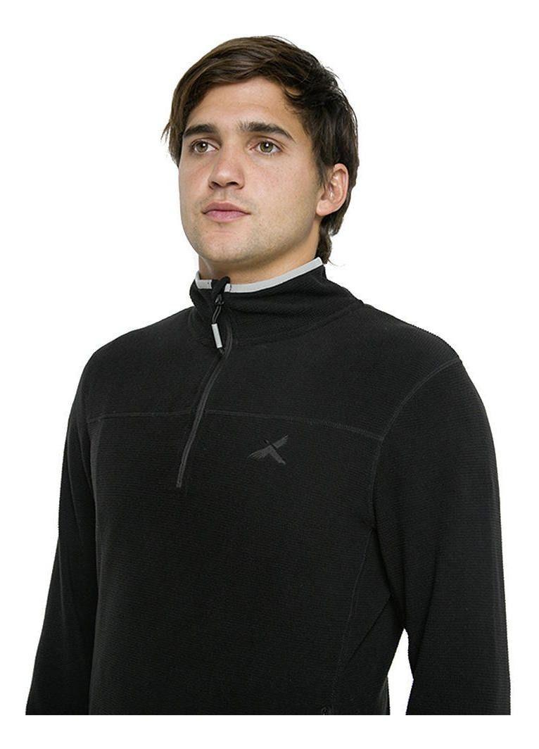 Polar Andesgear Hombre Fleece Lircay Half Zip Negro-2