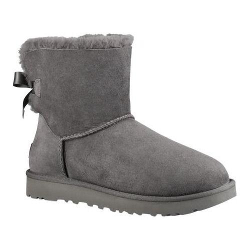 Bota UGG Mujer Mini Bailey Bow Ii Gris-0