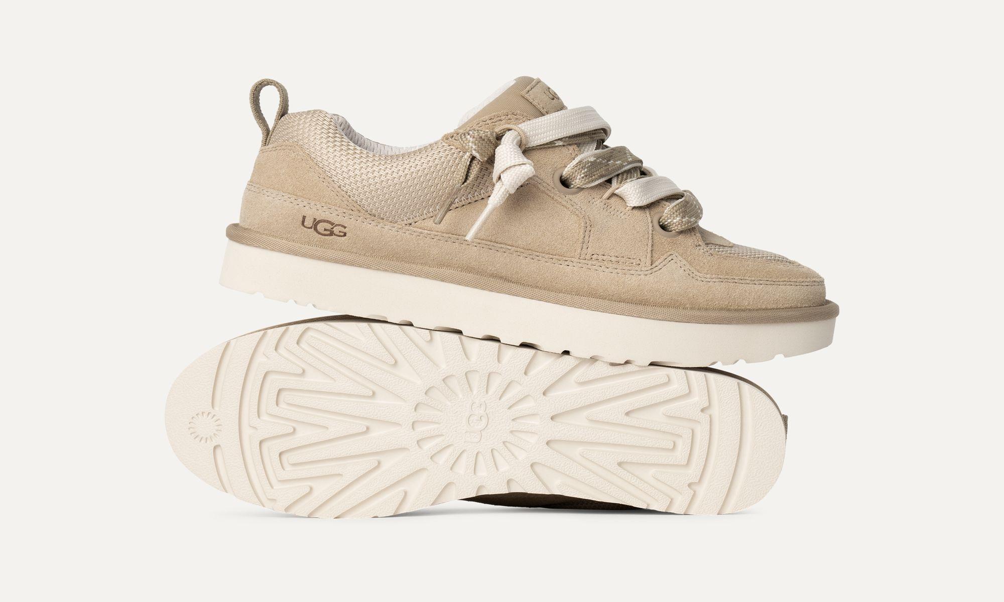 Zapatilla Mujer UGG Lo Lowmel Beige-2