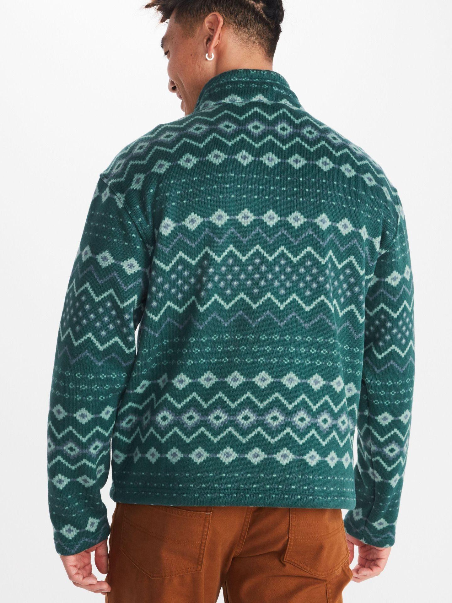 Polar Marmot Hombre Heavyweight Drop Line Verde-1