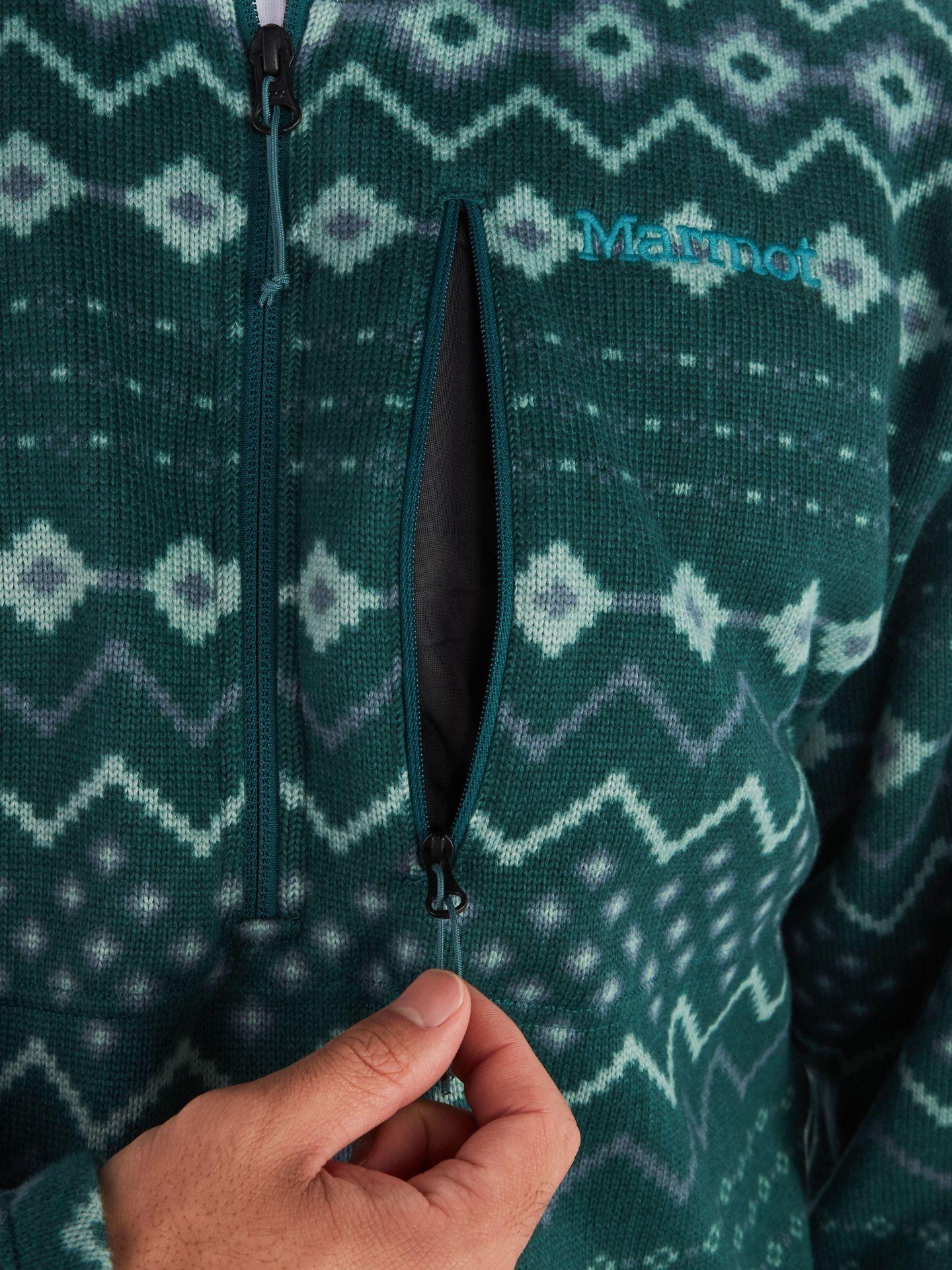 Polar Marmot Hombre Heavyweight Drop Line Verde-3