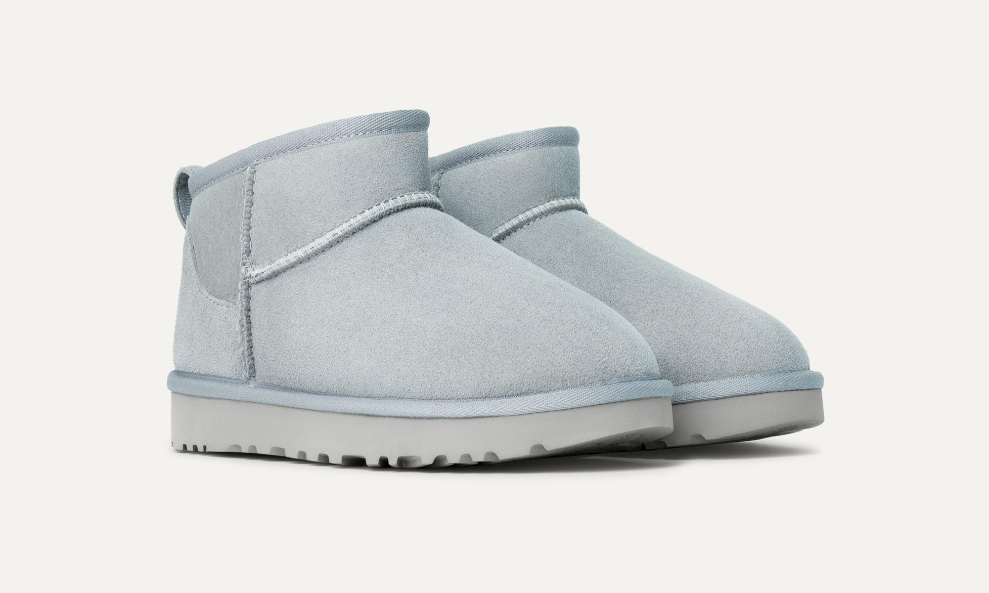 Bota Mujer UGG Classic Ultra Mini Celeste-1