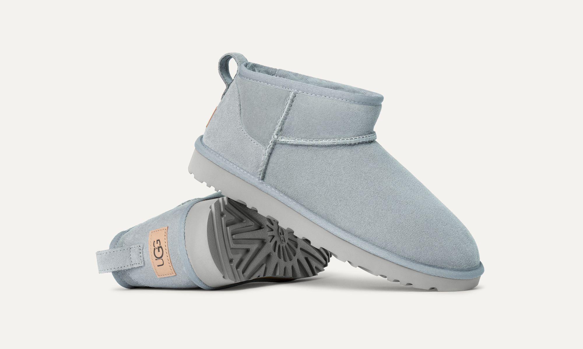 Bota Mujer UGG Classic Ultra Mini Celeste-2
