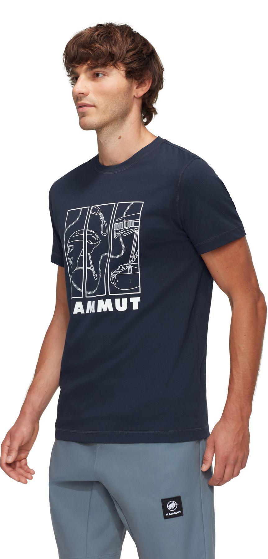 Polera Mammut Hombre Core Gear Azul-2