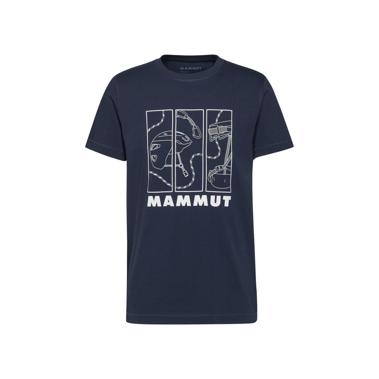 Polera Mammut Hombre Core Gear Azul-3