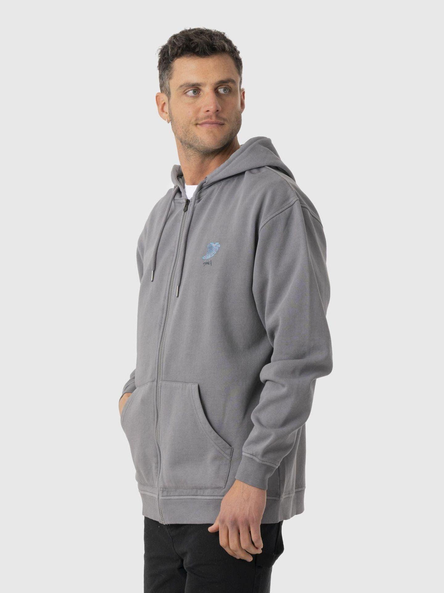 Polerón Stoked Hombre Quilla Gris-1