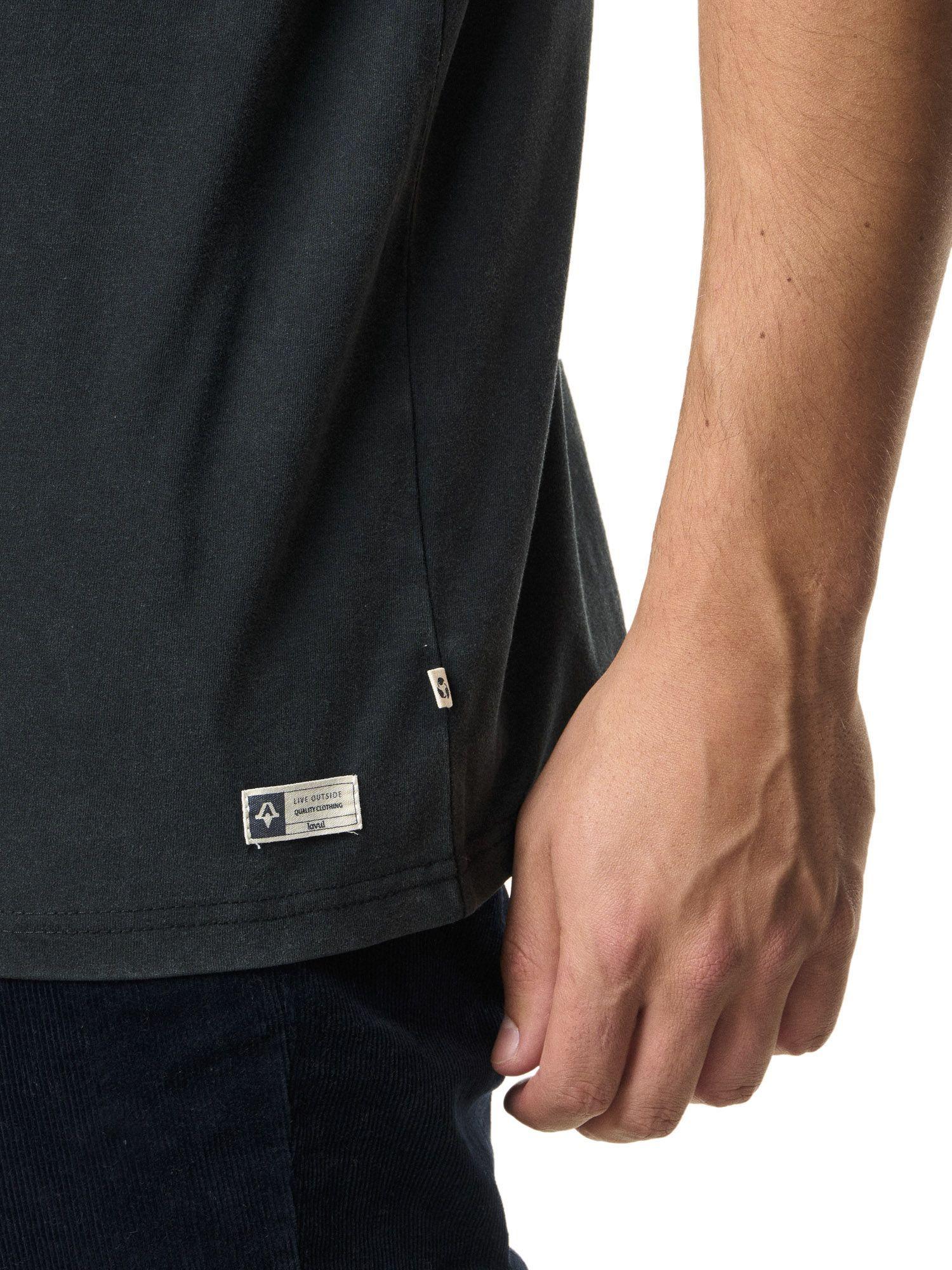 Polera Kivul Hombre Essential Negra-4