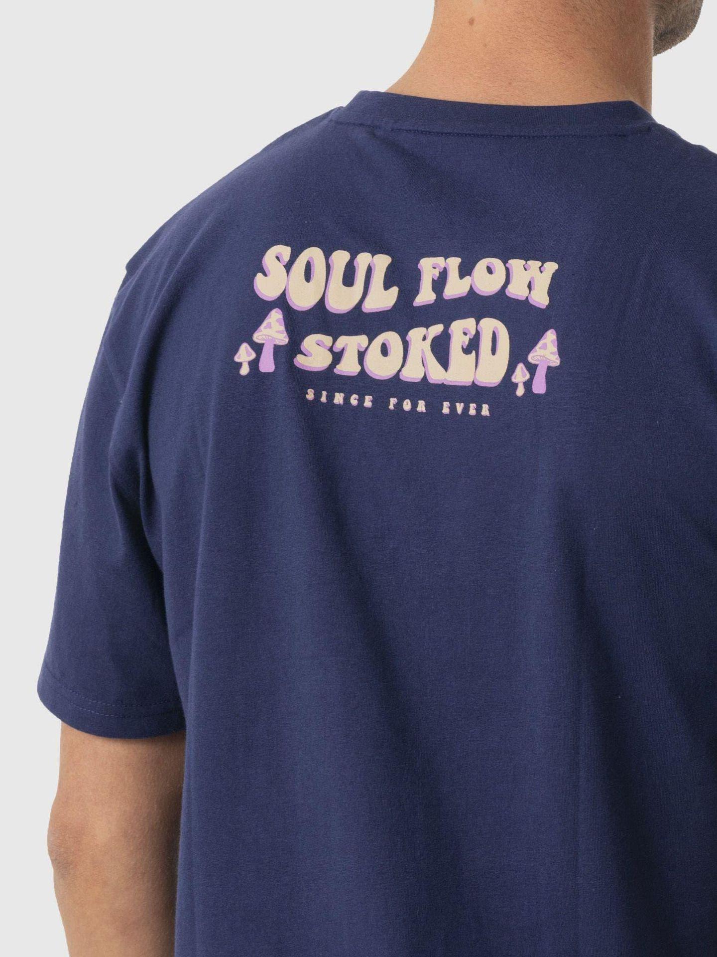Polera Stoked Hombre Pop Reciclada Azul Azul-4