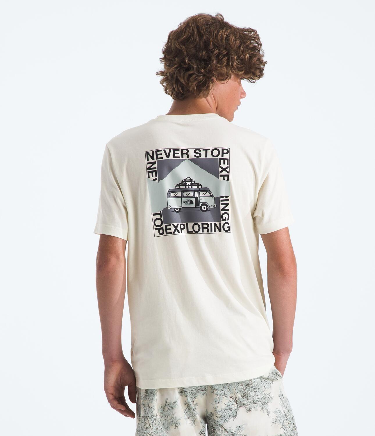 Polera Escape The City Regular Short Sleeve T Hombre Blanco-1