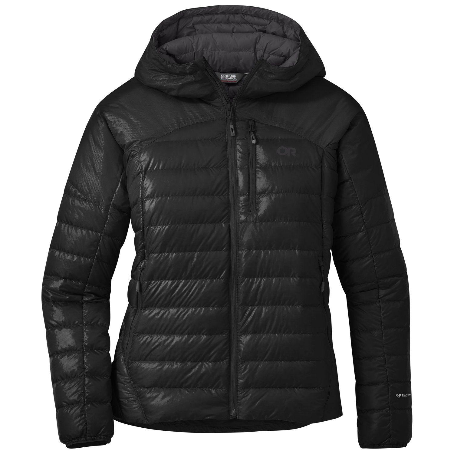 Chaqueta Outdoor Research Mujer Helium Down Negro-0