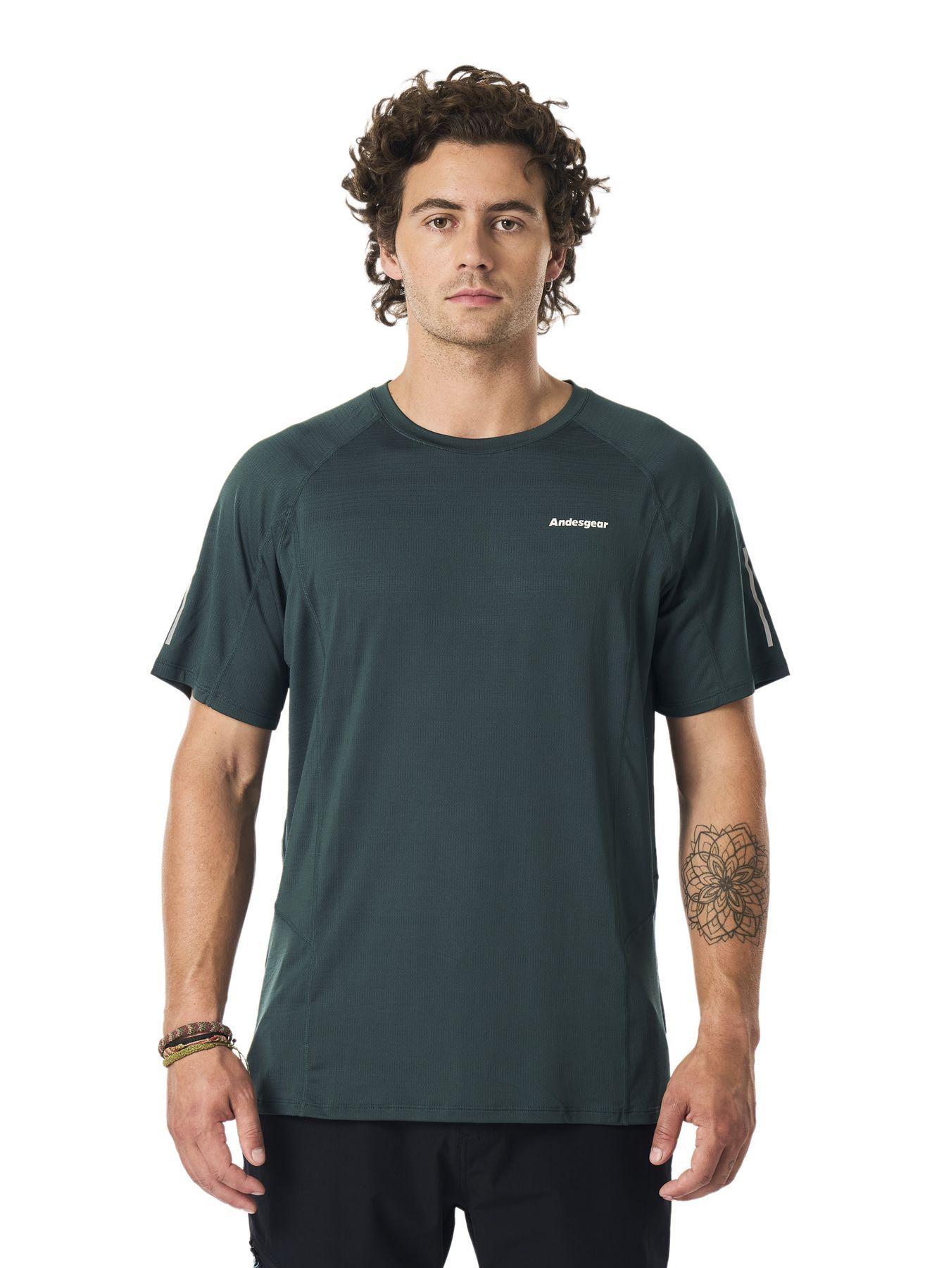 Polera Andesgear Hombre Vizcachas Ss Verde-0