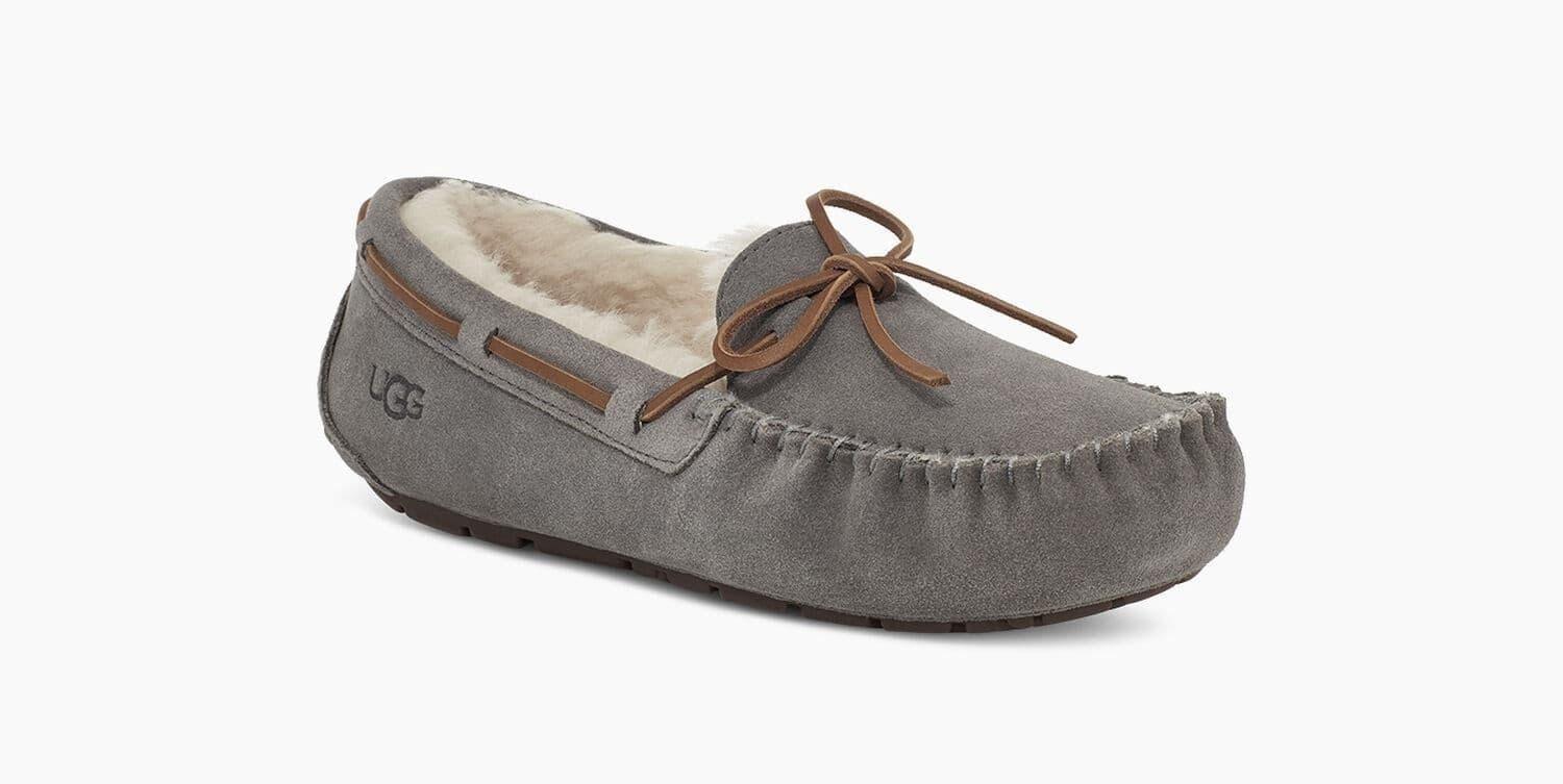 Pantuflas UGG Mujer Dakota Gris-1