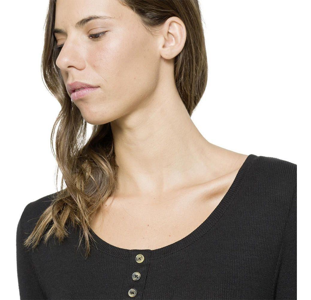 Polera Kivül Mujer Burta Long Negro-2