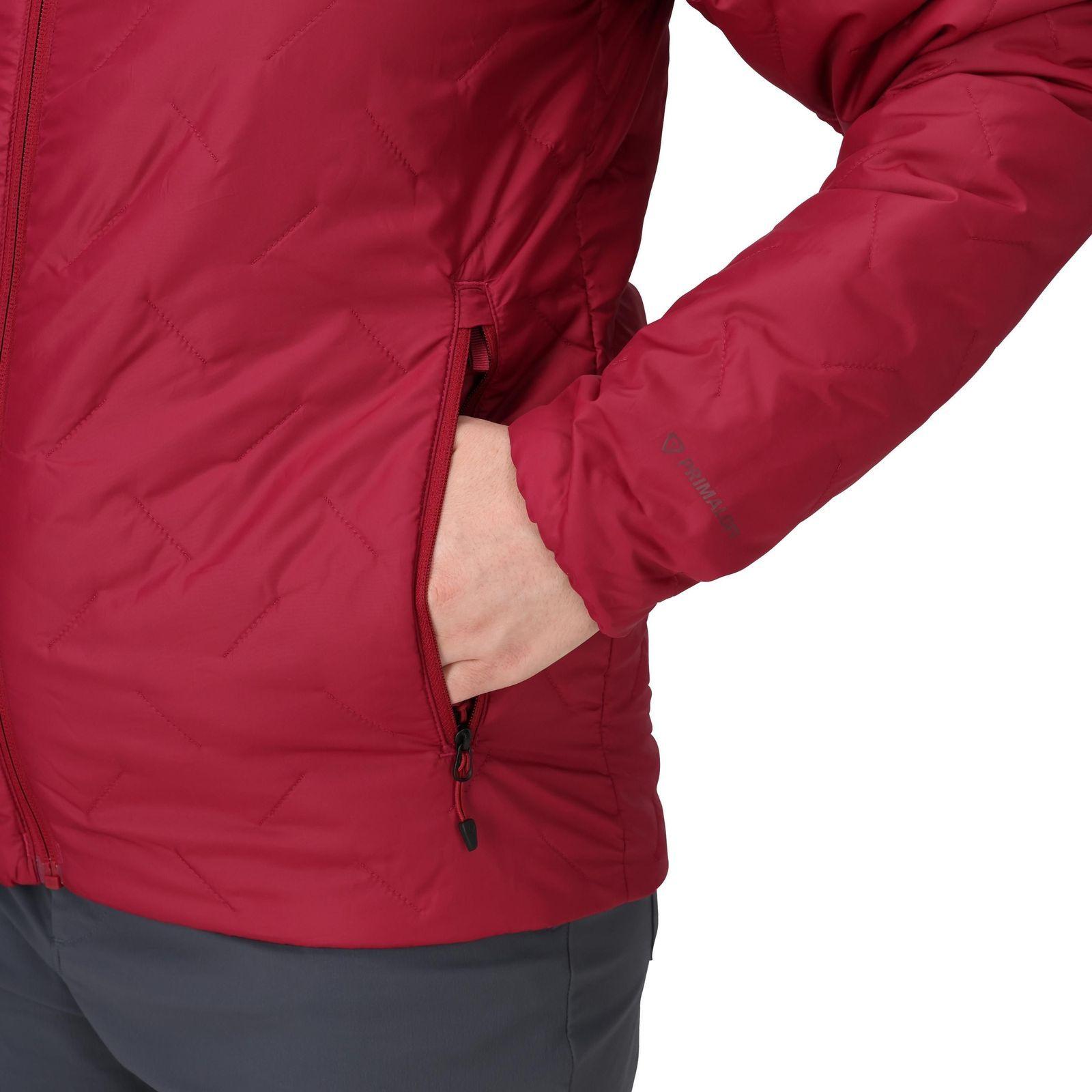 Chaqueta Marmot Mujer Monoquilt Hoody Rojo-4