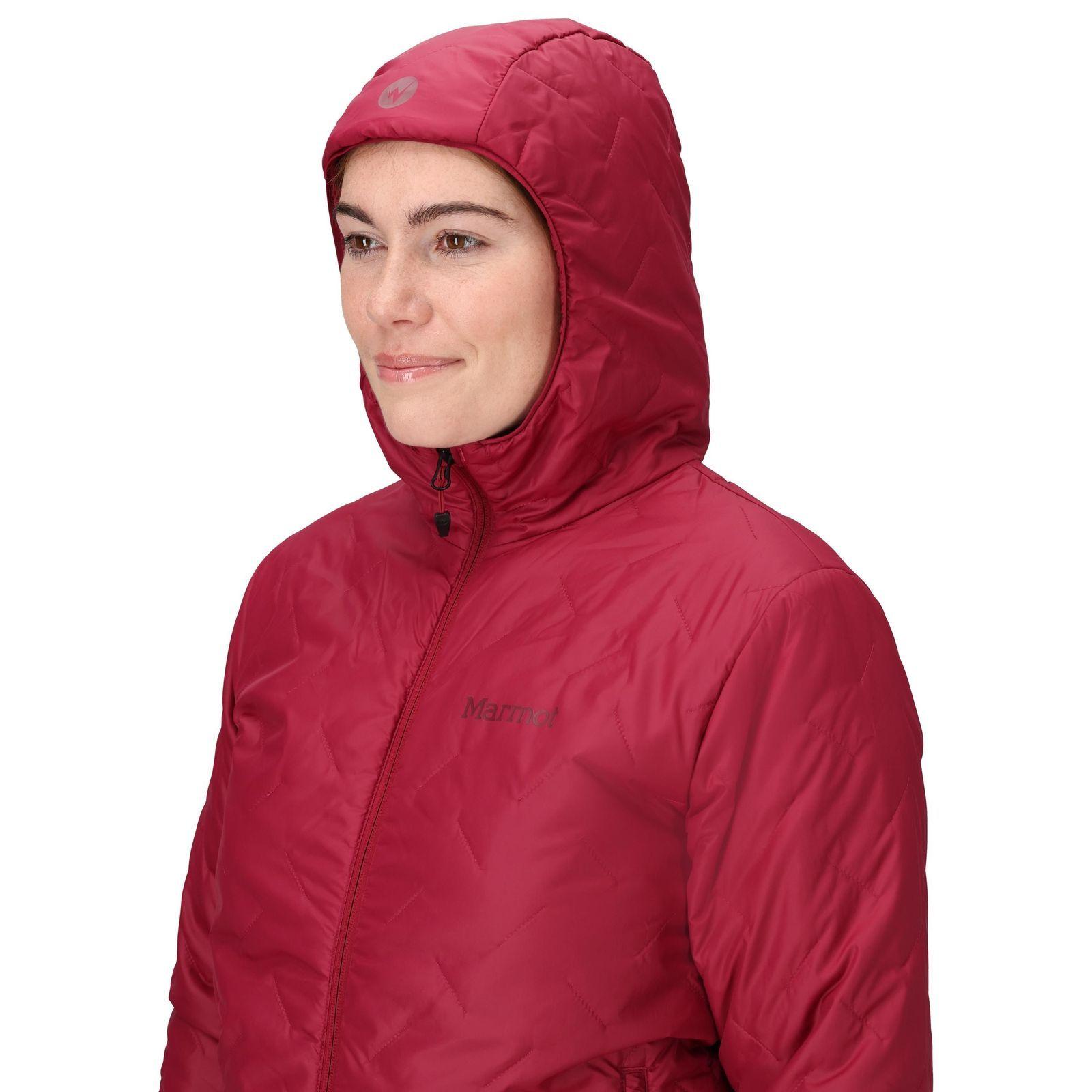Chaqueta Marmot Mujer Monoquilt Hoody Rojo-5