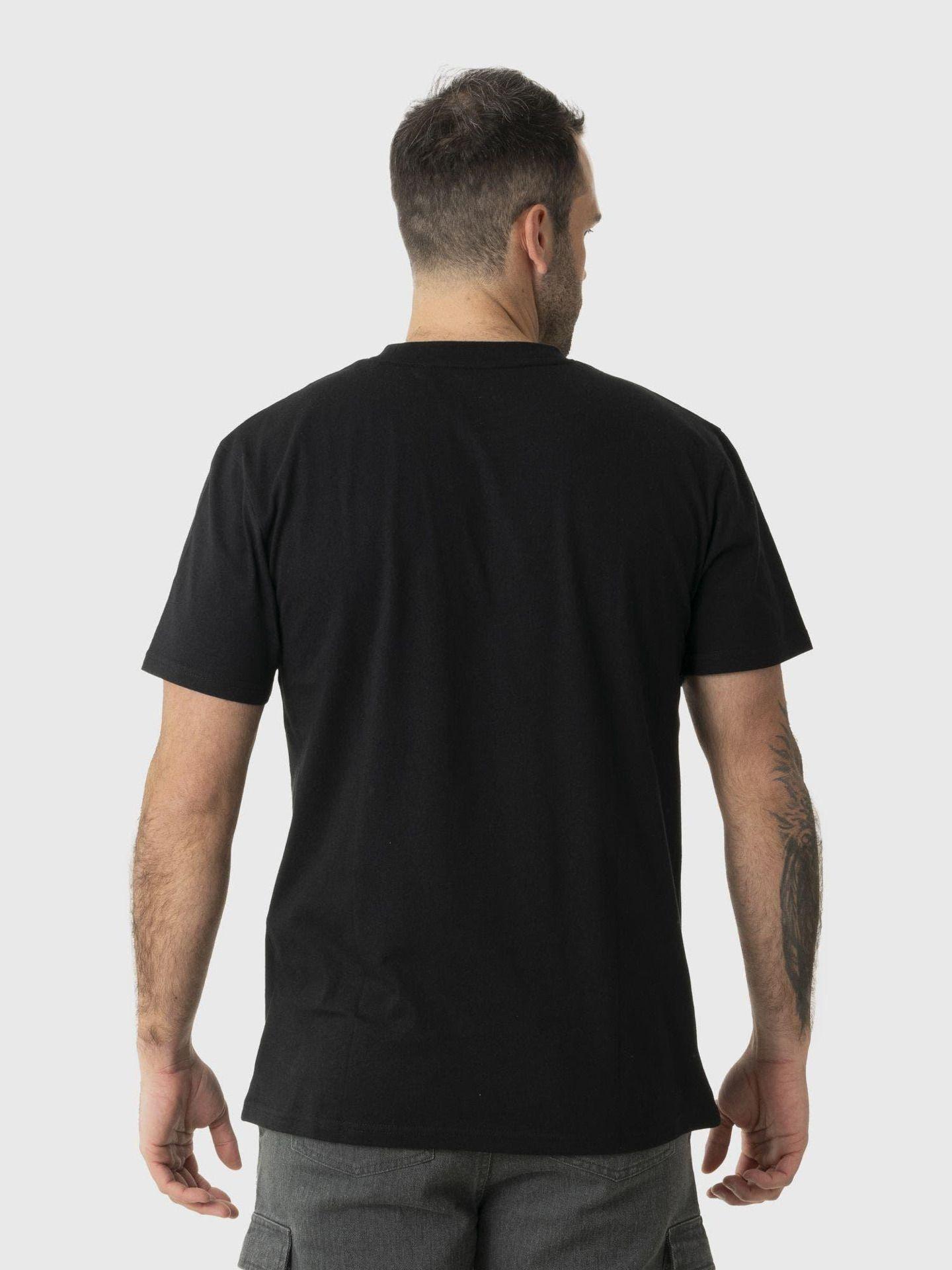 Polera Kivül Hombre Logo Reciclada KV001 Negro-2