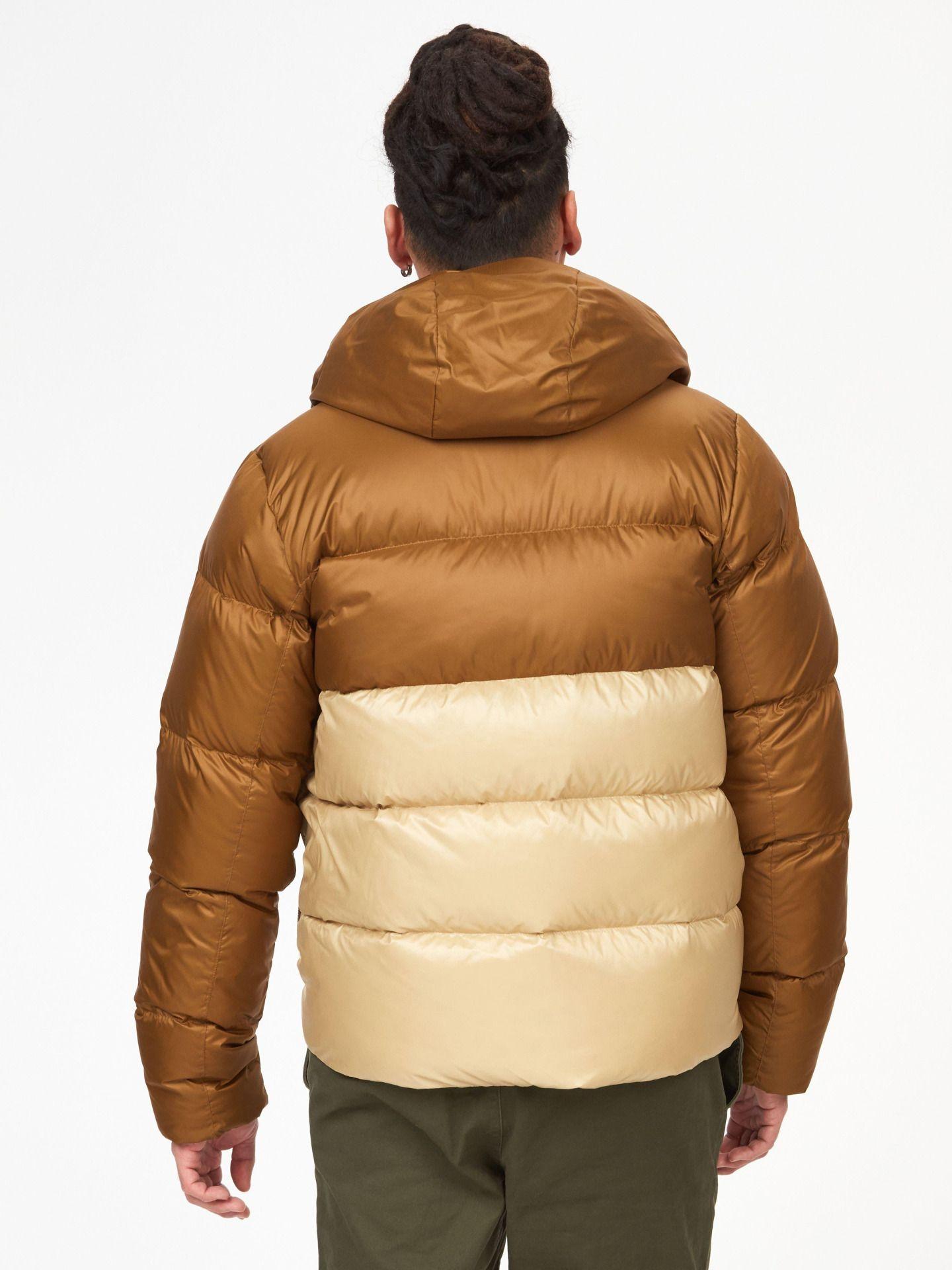 Chaqueta Marmot Hombre Guides Down Hoody Cafe Café-1