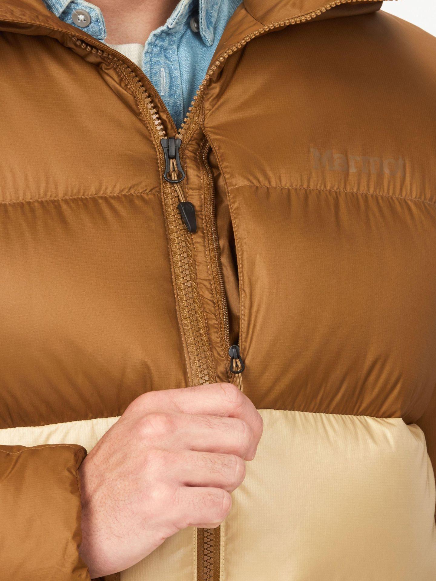 Chaqueta Marmot Hombre Guides Down Hoody Cafe Café-3