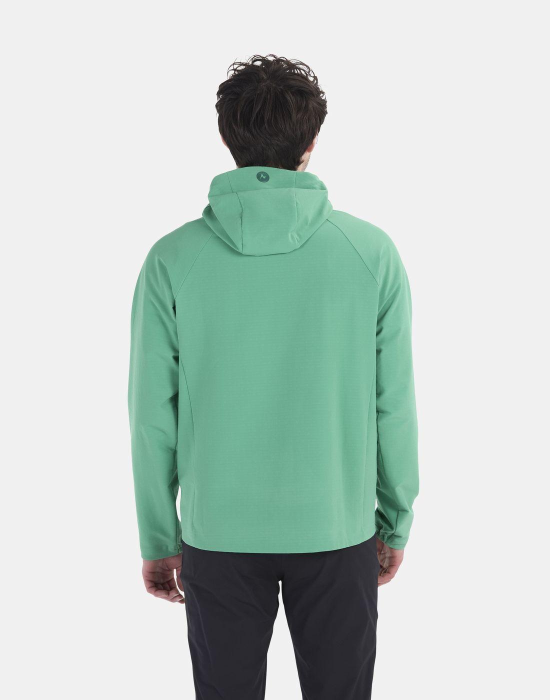 Polar Marmot Hombre Pinnacle Driclime Hoody Verde-1