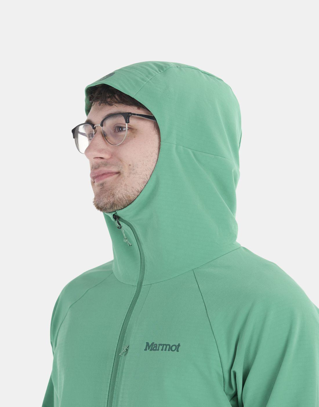 Polar Marmot Hombre Pinnacle Driclime Hoody Verde-5