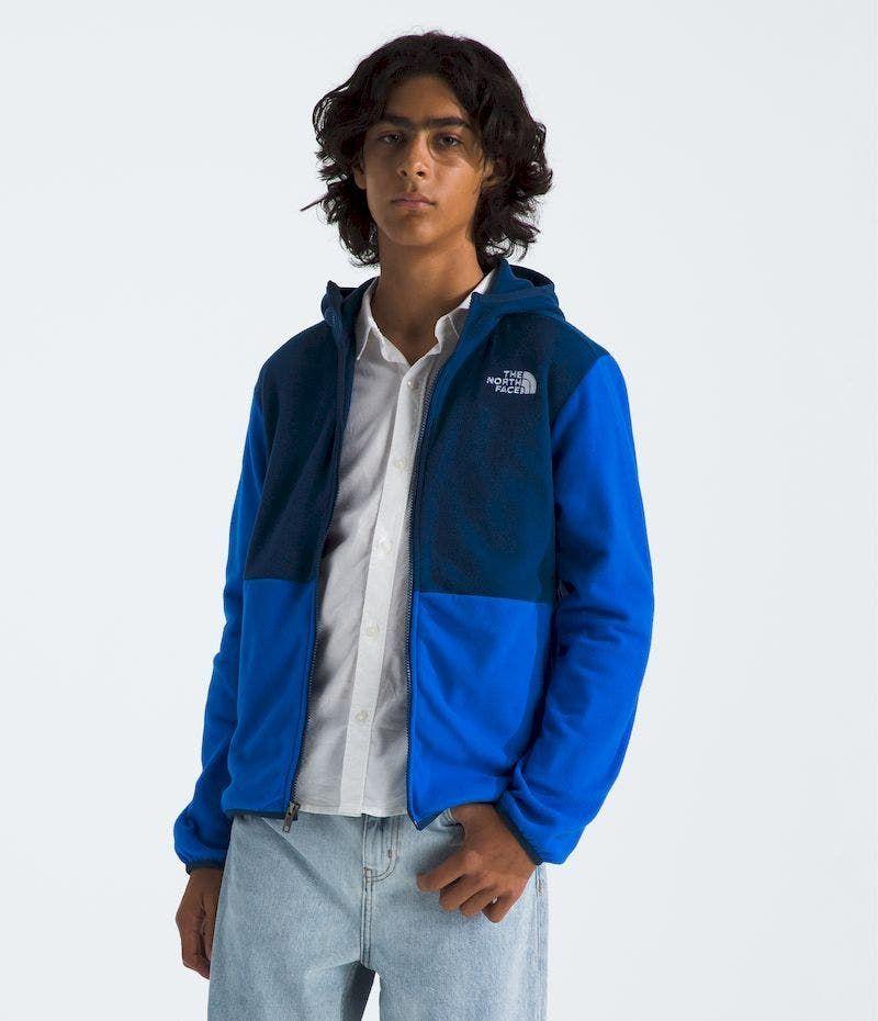 Polar The North Face Hombre Teen Glacier Fz Hooded Azul-5