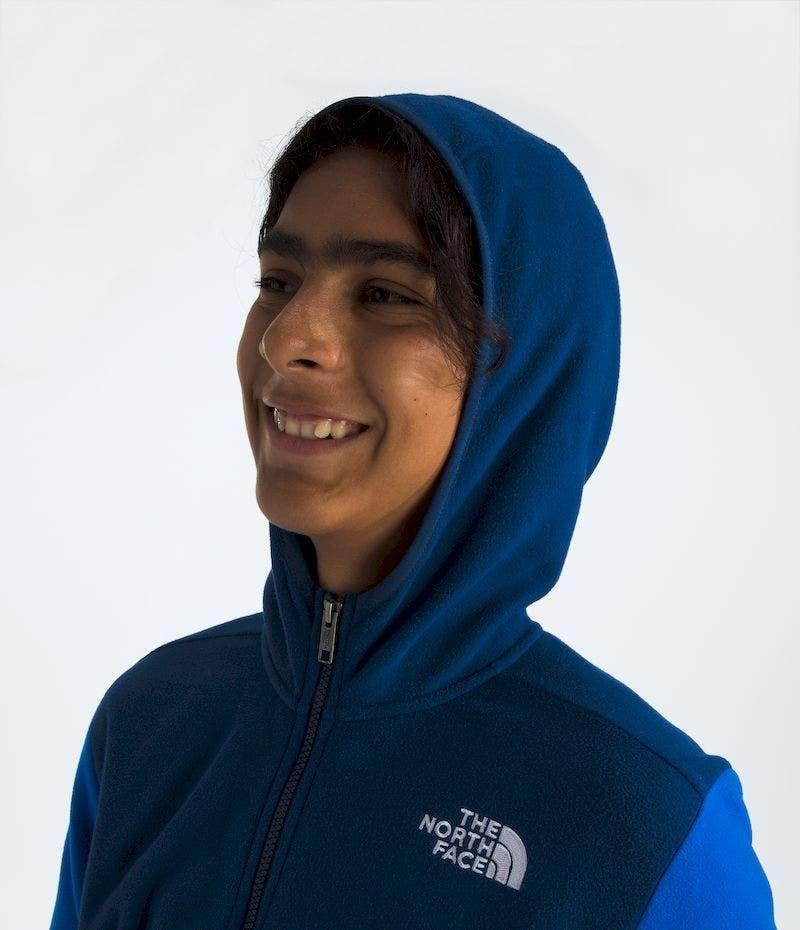 Polar The North Face Hombre Teen Glacier Fz Hooded Azul-1