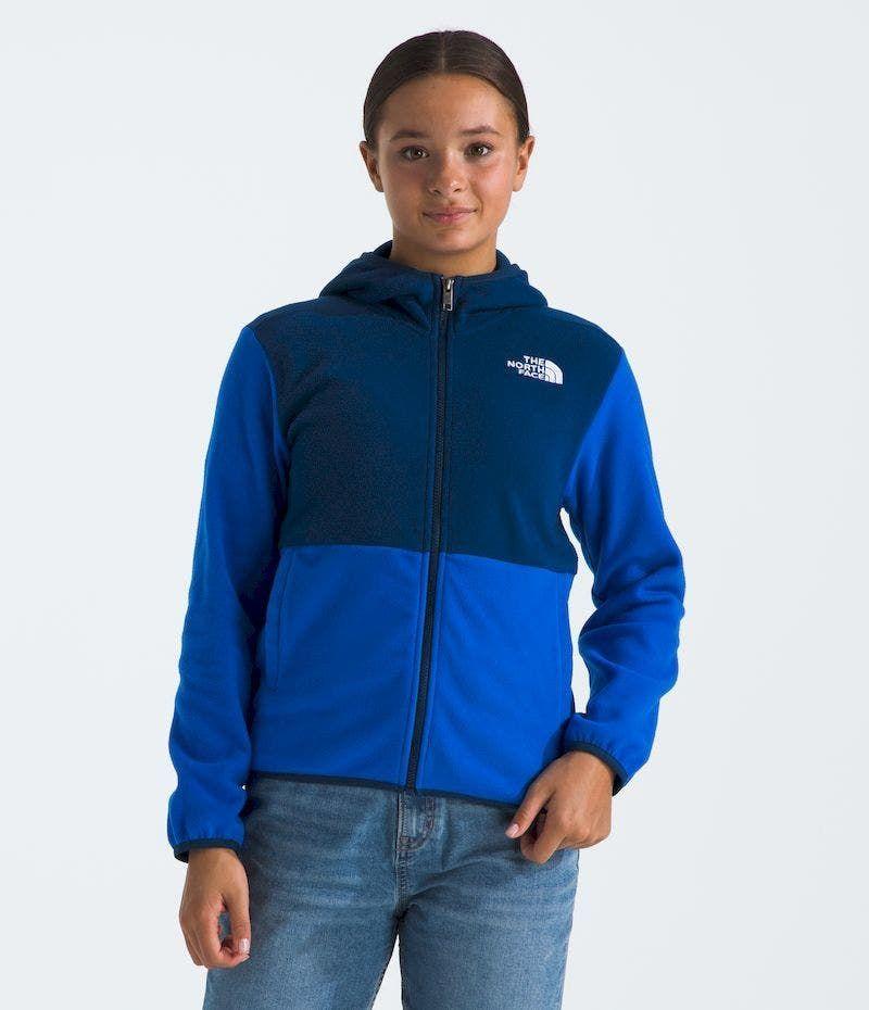 Polar The North Face Hombre Teen Glacier Fz Hooded Azul-2