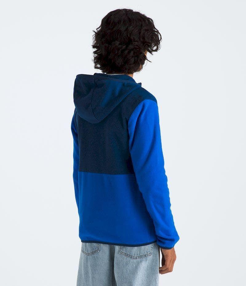 Polar The North Face Hombre Teen Glacier Fz Hooded Azul-4