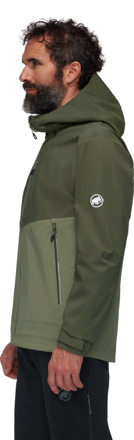 Chaqueta Mammut Hombre Alto Guide Hs Hooded Verde-2