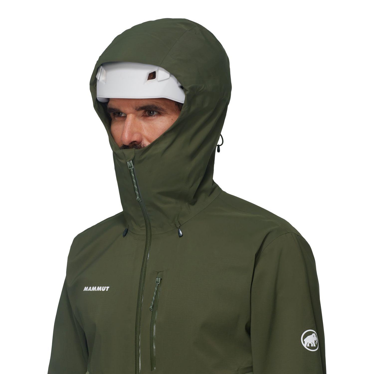 Chaqueta Mammut Hombre Alto Guide Hs Hooded Verde-6