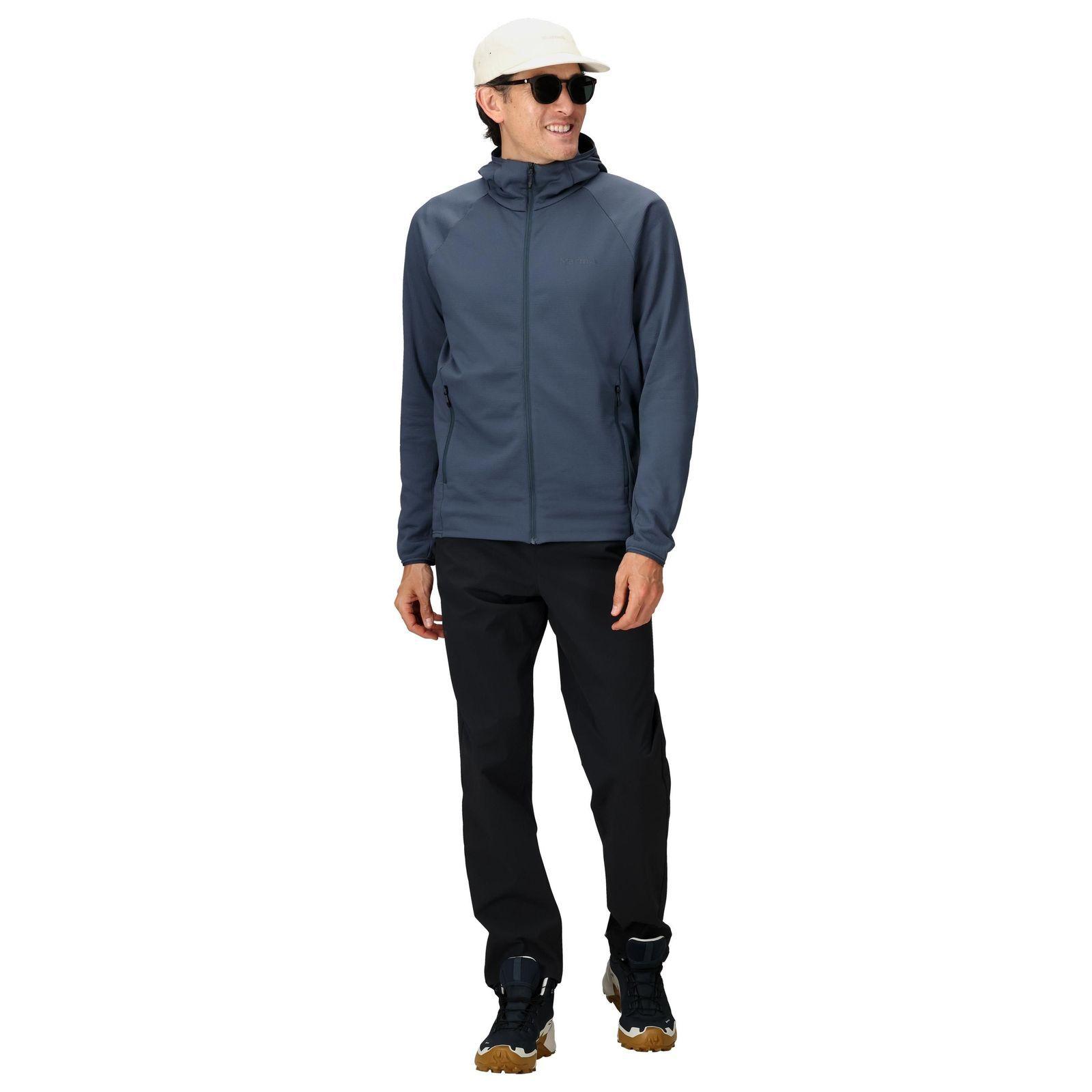 Polar Marmot Hombre Leconte Full Zip Hoody Azul I26-2