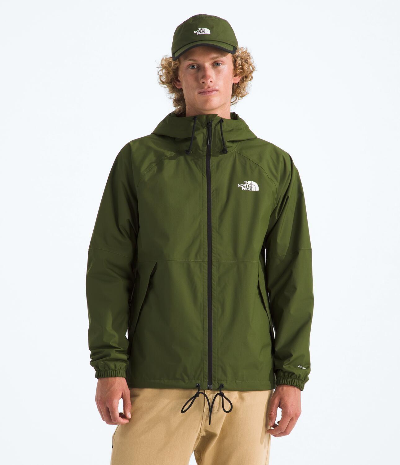 Chaqueta Impermeable Antora Hoodie Hombre Verde-0
