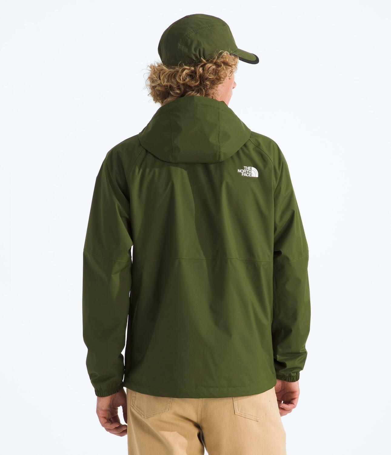 Chaqueta Impermeable Antora Hoodie Hombre Verde-4