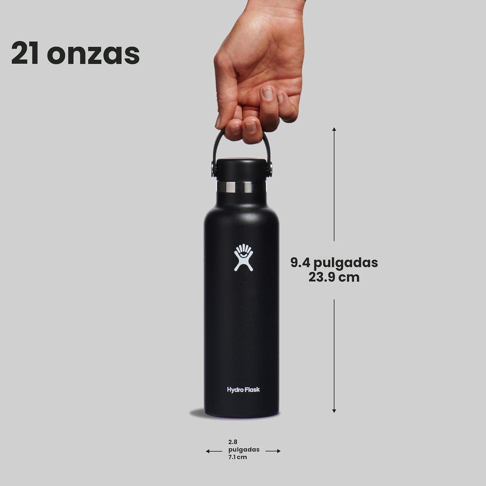 Botella Unisex Hydroflask Boca Standard 621 Ml Negro-2