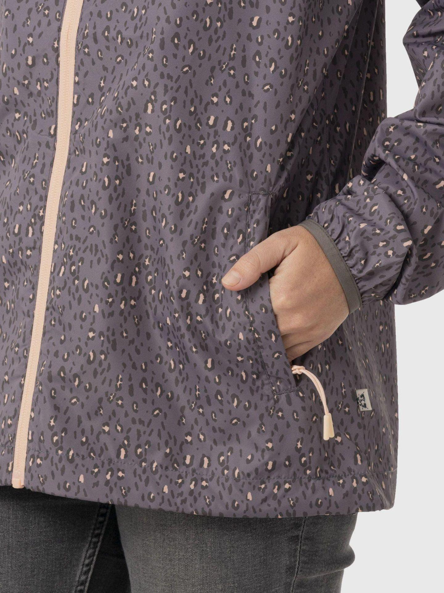 Chaqueta Stoked Mujer Cortavientos Layday Reciclada Gris-4