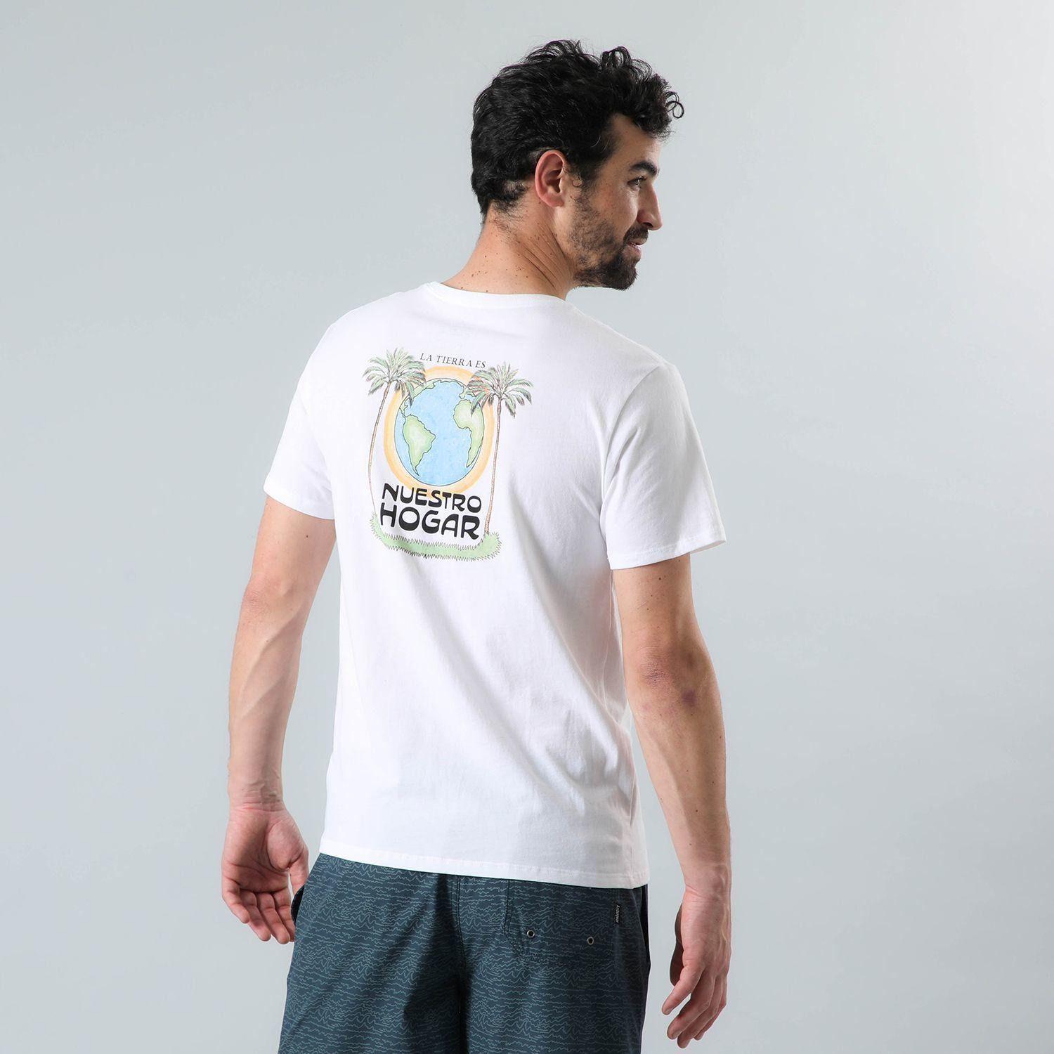 Polera Andesgear Hombre Orgánica Aclimatar M Blanco-1