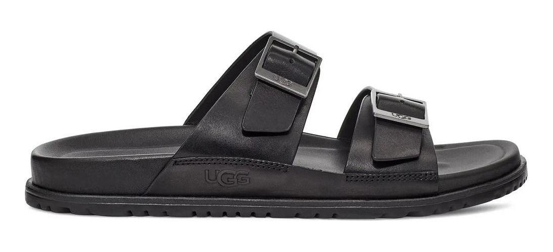 Sandalia UGG Hombre Wainscott Buckle Slide Negro-0