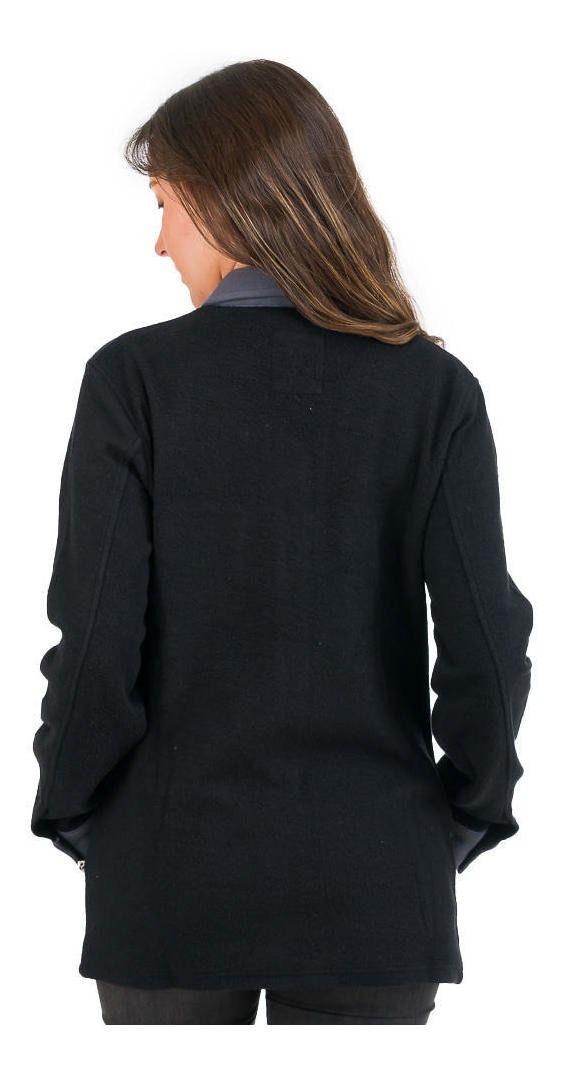 Polerón Kivül Mujer Fluby Reciclado Negro-2