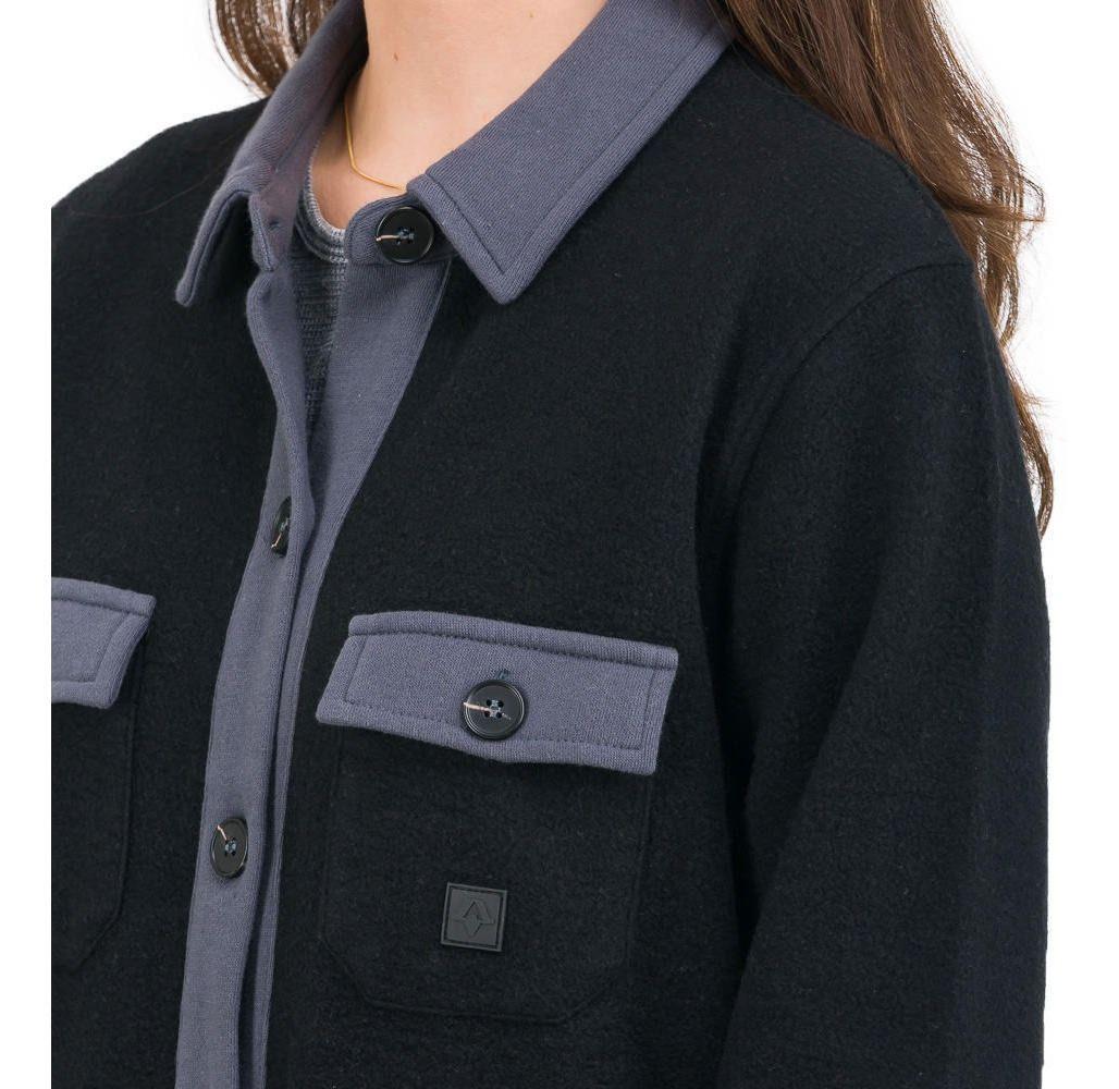 Polerón Kivül Mujer Fluby Reciclado Negro-4