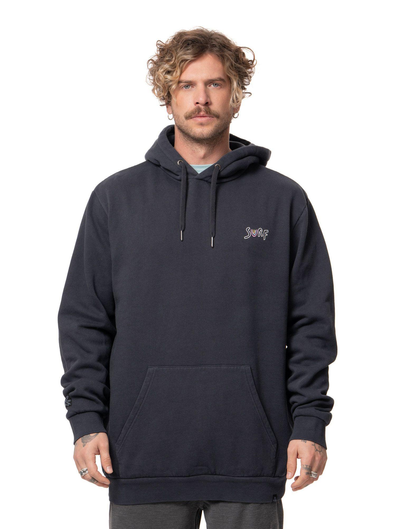Poleron Stoked Hombre Art Azul-0