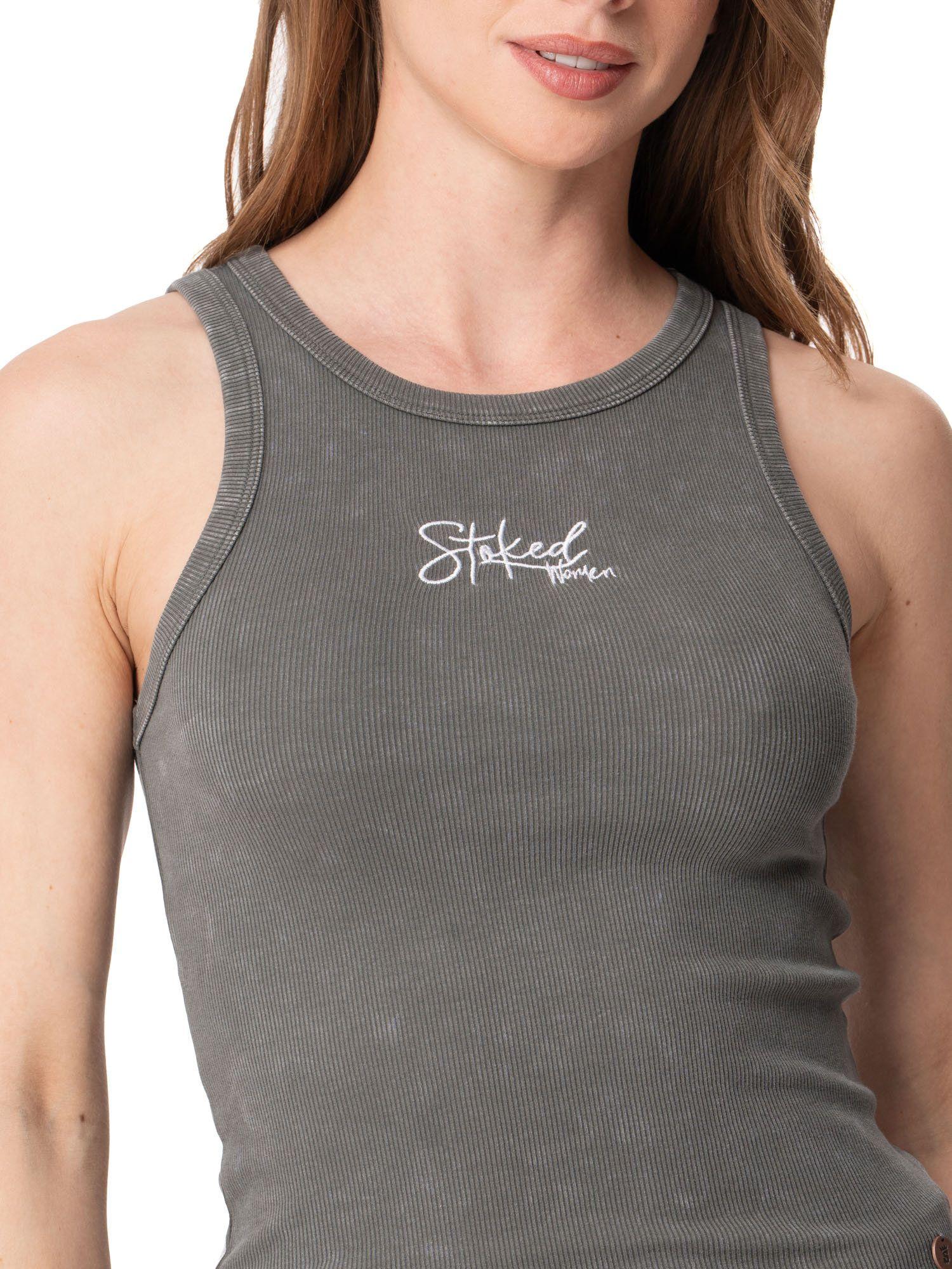 Polera Stoked Mujer Lip Gris-3
