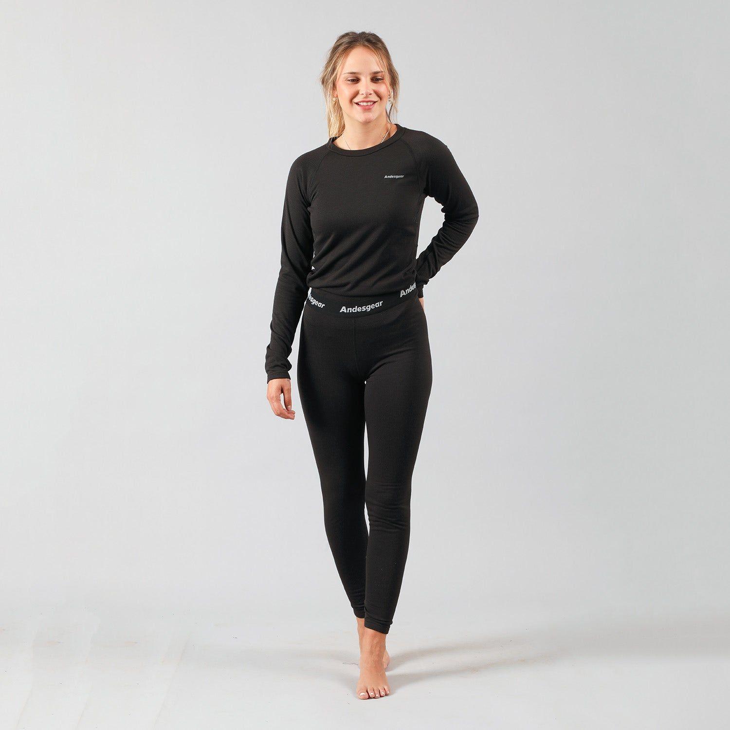 Primera Capa Andesgear Mujer Expedición Bottom - Negro-2
