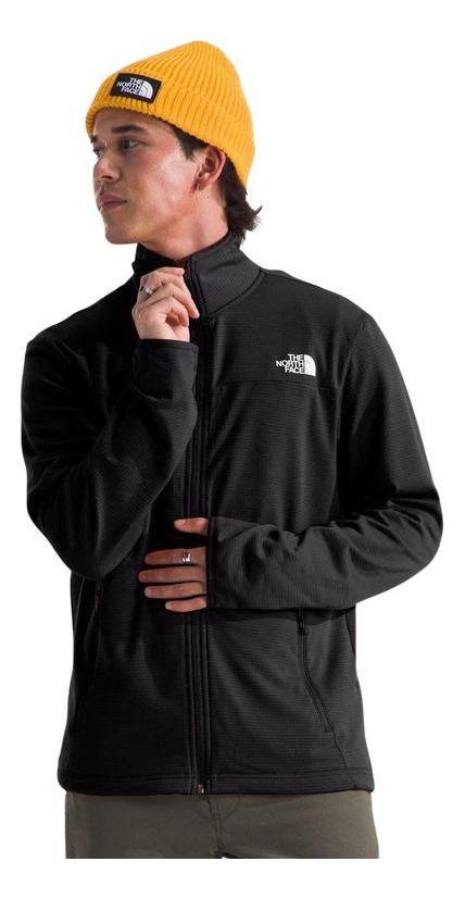 Polar Hombre The North Face Cedar Trail Grid Fleece Negro-0