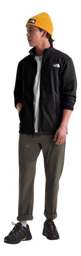 Polar Hombre The North Face Cedar Trail Grid Fleece Negro-2