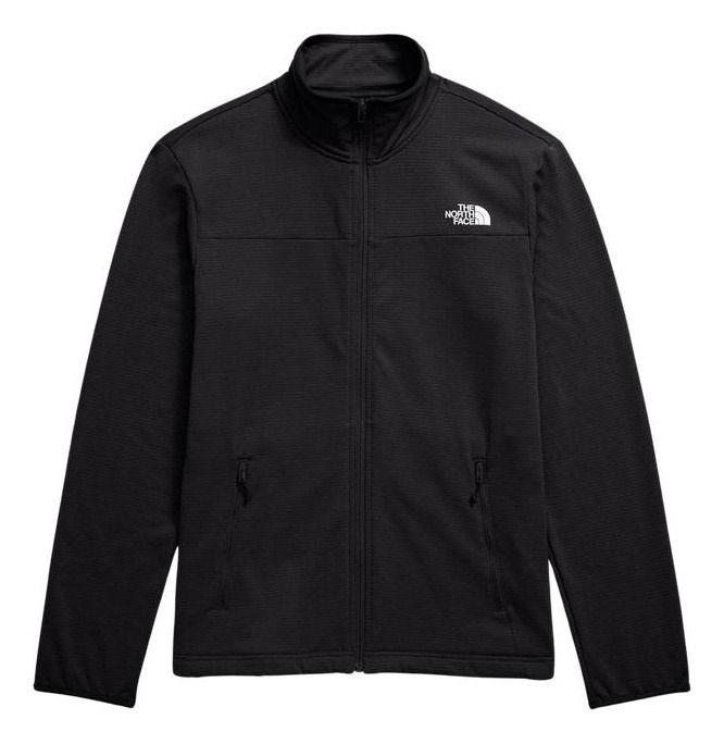 Polar Hombre The North Face Cedar Trail Grid Fleece Negro-3