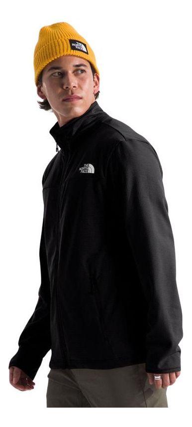 Polar Hombre The North Face Cedar Trail Grid Fleece Negro-4