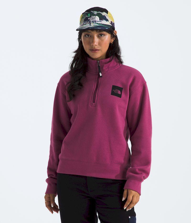 Poleron The North Face Mujer Box Half Dome 45748 Zip Morado-0
