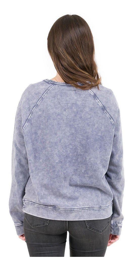 Poleron Kivül Mujer Venzal Reciclado Azul Azul-2