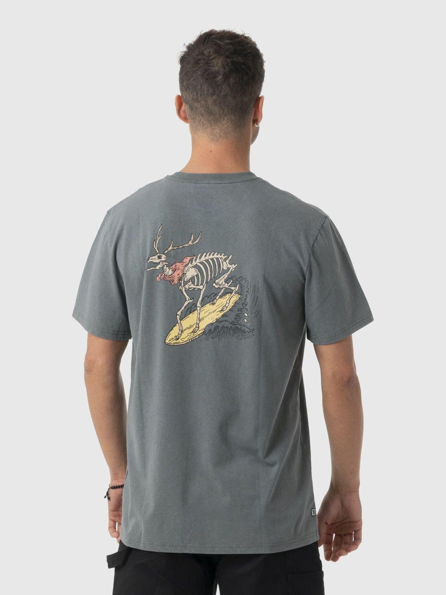 Polera Stoked Hombre Sokos Reciclada ST016 Gris-2