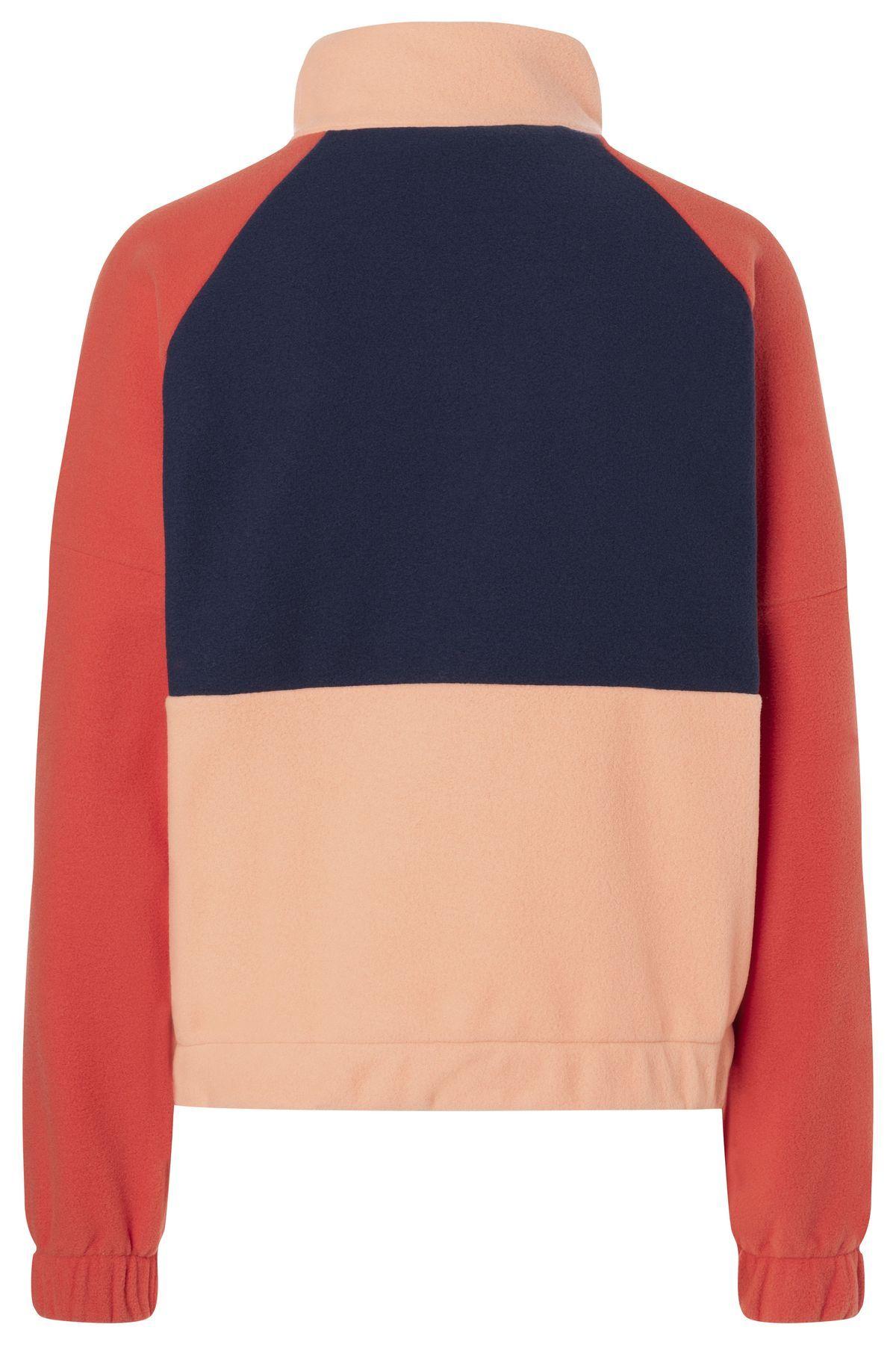 Polar Marmot Mujer Retro Rocklin Half Zip Naranjo-4